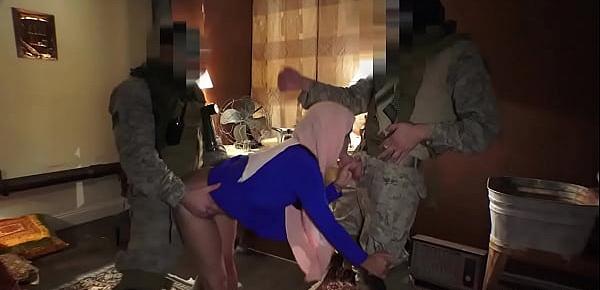  TOUR OF BOOTY - Local Arab Working Girl Lets American Soldier Tap Dat Azz